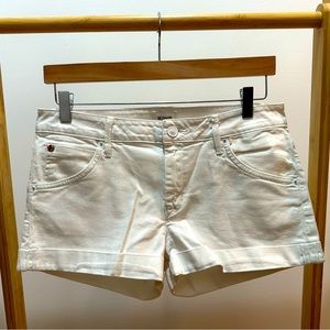 Hudson White Shorts